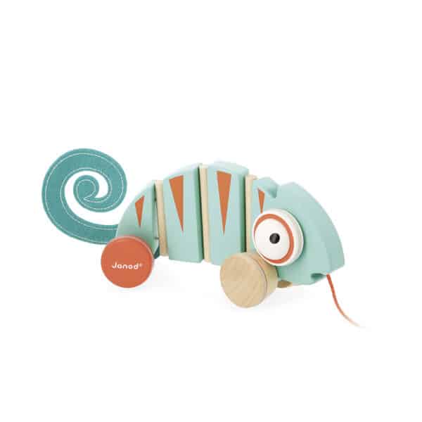 Janod Janod Tropik - Trekfiguur Kameleon 3700217382643 mertex 2025 Speelgoed & Spellen Knutselen  Wijs west