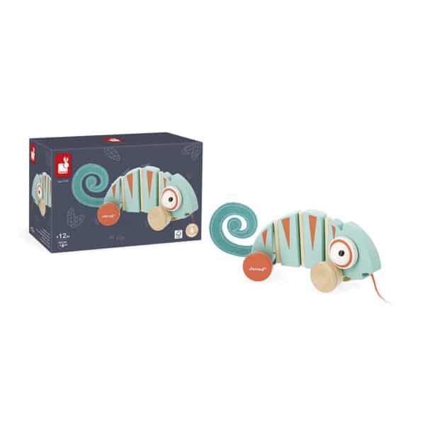 Janod Janod Tropik - Trekfiguur Kameleon 3700217382643 mertex 2025 Speelgoed & Spellen Knutselen  Wijs west