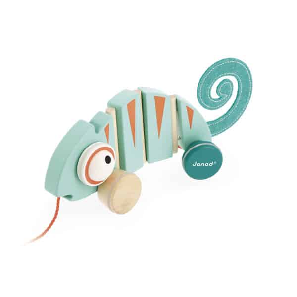 Janod Janod Tropik - Trekfiguur Kameleon 3700217382643 mertex 2025 Speelgoed & Spellen Knutselen  Wijs west