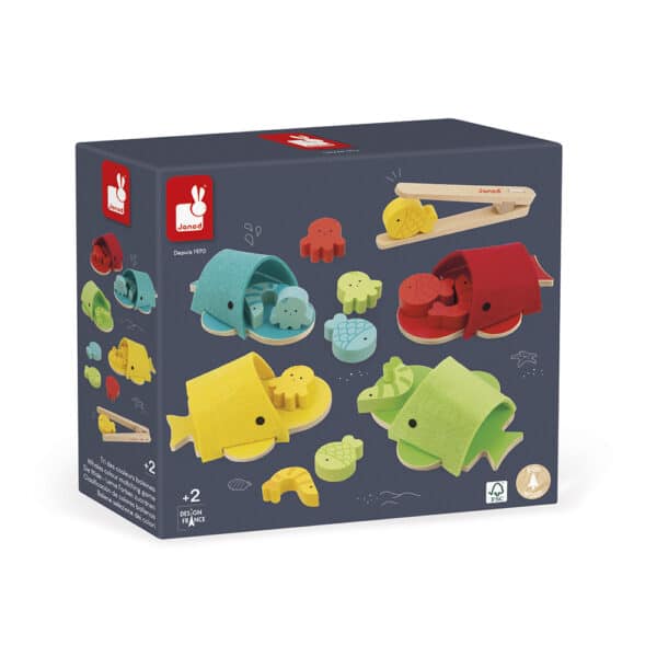 Janod Janod Ik Leer - Kleuren Walvis 3700217382766 mertex 2025 Speelgoed & Spellen Knutselen  Wijs west