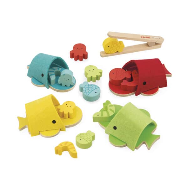 Janod Janod Ik Leer - Kleuren Walvis 3700217382766 mertex 2025 Speelgoed & Spellen Knutselen  Wijs west