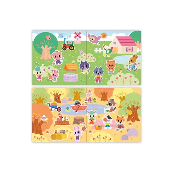 Janod Janod Atelier - 2 jaar - Dikke herkleefbare stickers 3700217391447 mertex 2025 Speelgoed & Spellen Knutselen  Wijs west