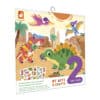 Janod Janod Atelier - 2 jaar - Herbruikbare stickers Dino 3700217391584 mertex 2025 Speelgoed & Spellen Knutselen  Wijs west