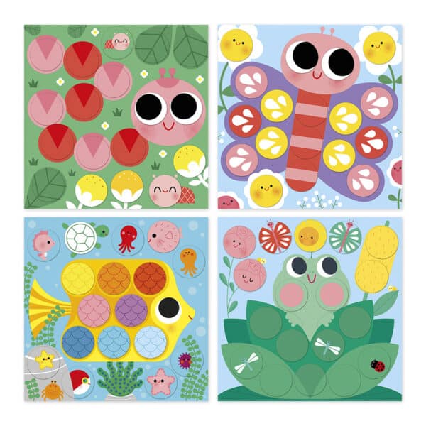 Janod Janod Atelier - 2 jaar - Stickers 3700217391591 mertex 2025 Speelgoed & Spellen Knutselen  Wijs west