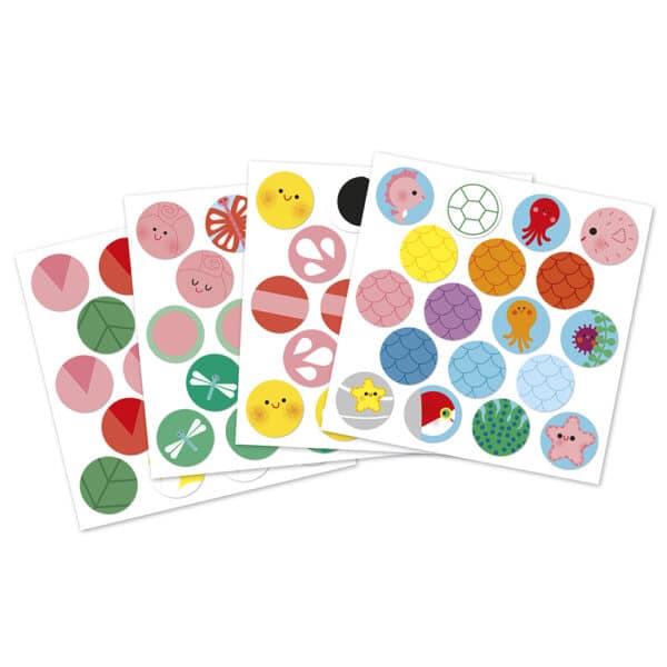 Janod Janod Atelier - 2 jaar - Stickers 3700217391591 mertex 2025 Speelgoed & Spellen Knutselen  Wijs west