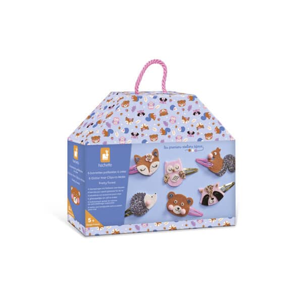 Janod Janod Atelier Bijoux - 6 Haarspeldjes Glitter Bosdieren 3700217391805 mertex 2025 Speelgoed & Spellen Knutselen  Wijs west