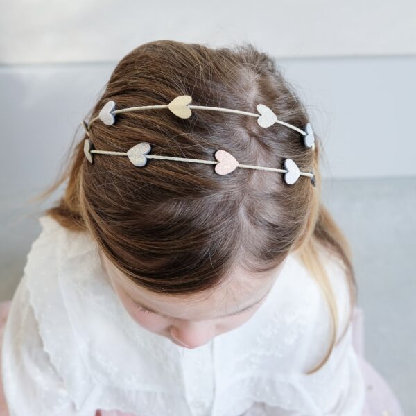 Mimi & Lula Mimi & Lula Teeny Heart Double Alice 5060925058994 Mimi SS25 Verzorging Haaraccessoires Haarbanden Wijs west