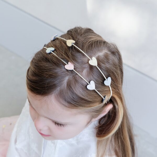 Mimi & Lula Mimi & Lula Teeny Heart Double Alice 5060925058994 Mimi SS25 Verzorging Haaraccessoires Haarbanden Wijs west