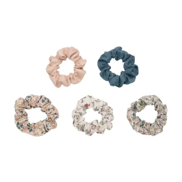 Mimi & Lula Mimi & Lula Floral Scrunchies 5060925059021 Mimi SS25 Verzorging Haaraccessoires Haarelastiekjes Wijs west