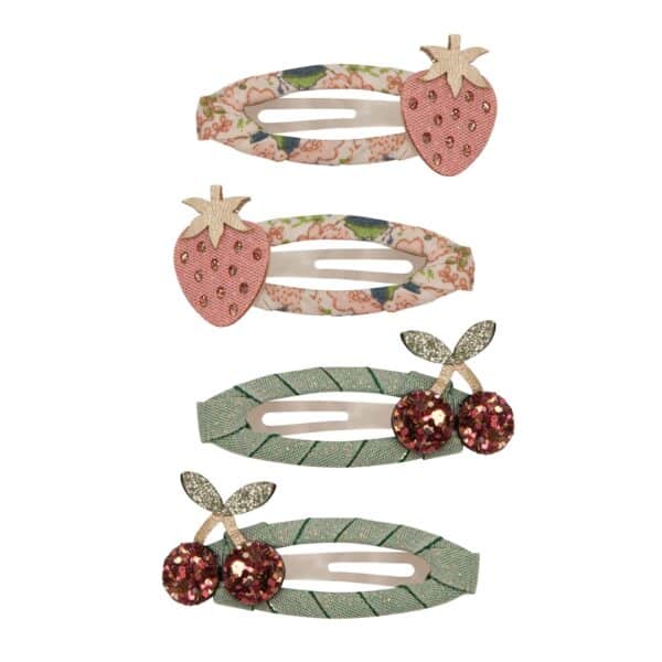 Mimi & Lula Mimi & Lula Fruity Floral Clic Clacs 5060925059083 Mimi SS25 Verzorging Haaraccessoires Haarspeldjes Wijs west