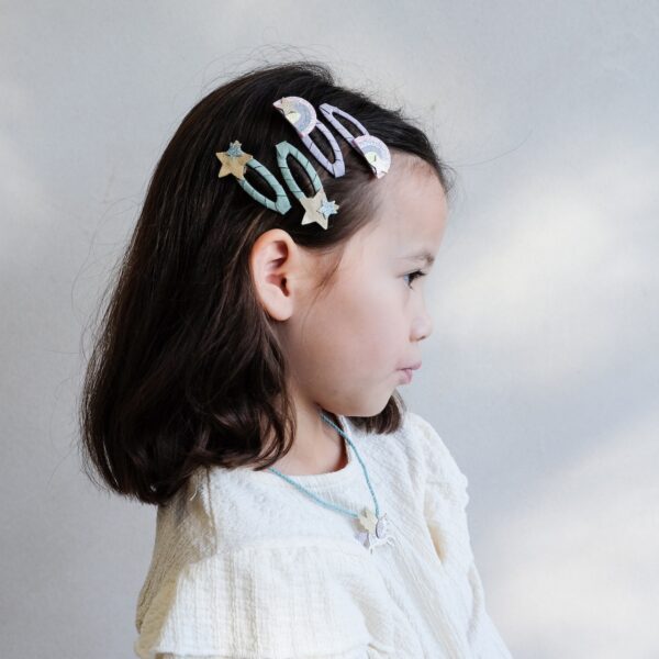 Mimi & Lula Mimi & Lula Over The Rainbow Clip Set 5060925059229 Mimi SS25 Verzorging Haaraccessoires Haarspeldjes Wijs west