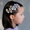 Mimi & Lula Mimi & Lula Scalloped Sparkle Mini Clic Clacs 5060925059243 Mimi SS25 Verzorging Haaraccessoires Haarspeldjes Wijs west