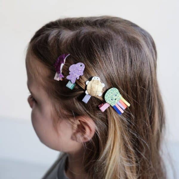 Mimi & Lula Mimi & Lula Sealife Mini Clips 5060925059465 Mimi SS25 Verzorging Haaraccessoires Haarspeldjes Wijs west
