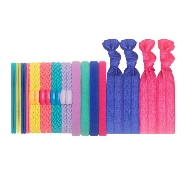 Mimi & Lula Mimi & Lula Large Mixed Pony Pack 5060925059472 Mimi SS25 Verzorging Haaraccessoires Haarelastiekjes Wijs west