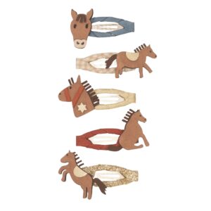 Mimi & Lula Mimi & Lula Pony Mini Clic Clacs 5060925059519 Mimi SS25 Verzorging Haaraccessoires Haarspeldjes Wijs west
