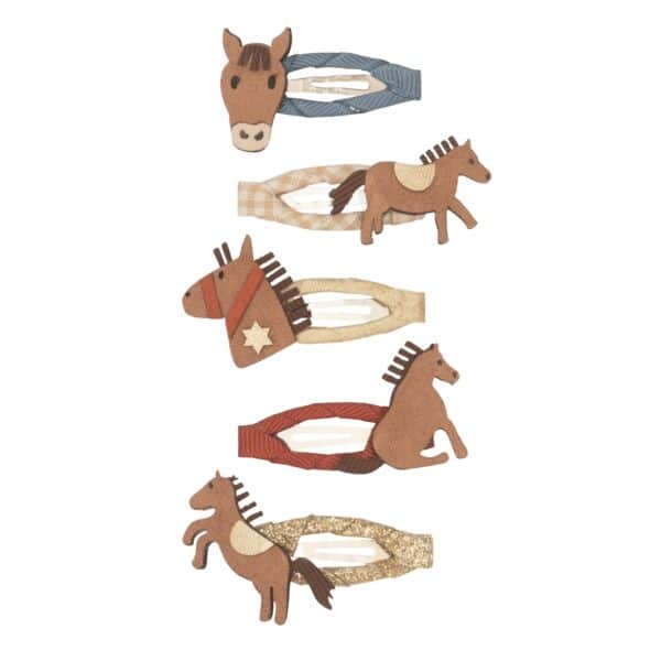 Mimi & Lula Mimi & Lula Pony Mini Clic Clacs 5060925059519 Mimi SS25 Verzorging Haaraccessoires Haarspeldjes Wijs west
