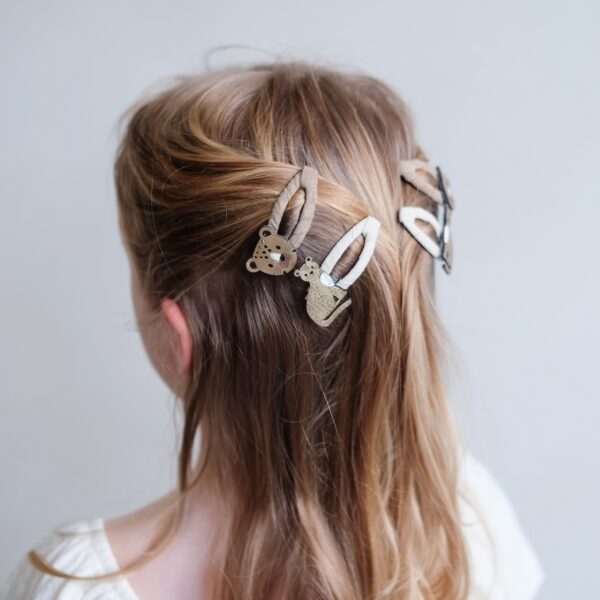 Mimi & Lula Mimi & Lula Larry Leopard Clic Clacs 5060925059618 Mimi SS25 Verzorging Haaraccessoires Haarspeldjes Wijs west