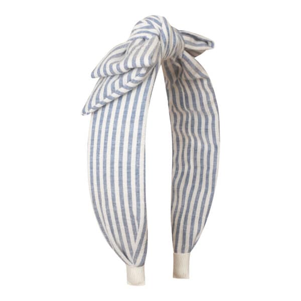Mimi & Lula Mimi & Lula Seaside Stripe Bow Alice 5060925059809 Mimi SS25 Verzorging Haaraccessoires Haarbanden Wijs west