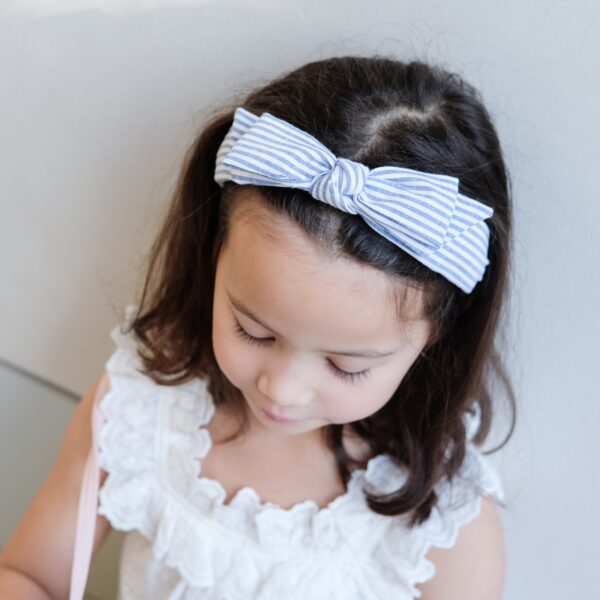 Mimi & Lula Mimi & Lula Seaside Stripe Bow Alice 5060925059809 Mimi SS25 Verzorging Haaraccessoires Haarbanden Wijs west