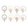 Mimi & Lula Mimi & Lula Ice Cream Mini Ponies 5060925059854 Mimi SS25 Verzorging Haaraccessoires Haarelastiekjes Wijs west