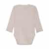 Huttelihut Huttelihut Body LS Rib Sepia Rose 5713438274725 Huttelihut SS25 Kleding & Accessoires Baby Rompers Wijs west