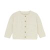 Huttelihut Huttelihut Cardigan Knit Antique White 5713438275494 Huttelihut SS25 Kleding & Accessoires Baby Bovenstukjes Wijs west