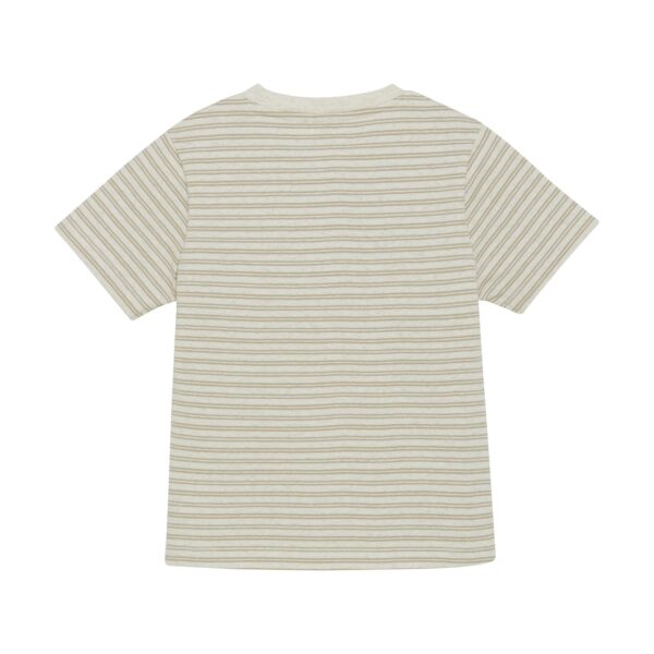 Huttelihut Huttelihut T-Shirt SS Melange Rib Irish Cream 5713438278181 Huttelihut SS25 Kleding & Accessoires Shirts T-shirts Wijs west