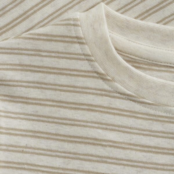Huttelihut Huttelihut T-Shirt SS Melange Rib Irish Cream 5713438278181 Huttelihut SS25 Kleding & Accessoires Shirts T-shirts Wijs west