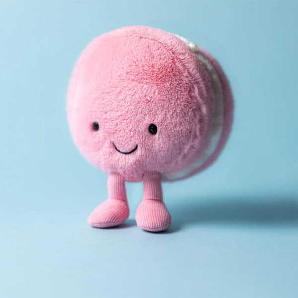 Jellycat Knuffel Amuseables Mia Macaron (Framboise)