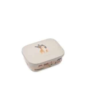 Liewood Liewood Arthur Tritan Lunchbox All Together / Sandy  5715493422295 Liewood Verzorging Eten & Drinken Lunchbakjes & Drinkbekers Wijs west