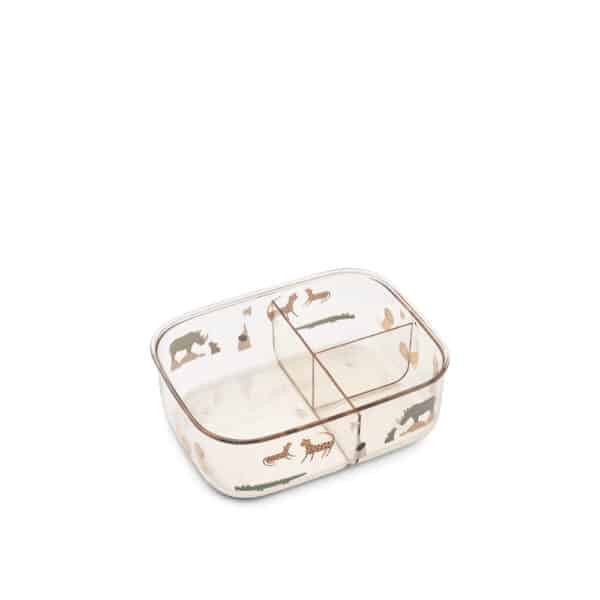 Liewood Liewood Arthur Tritan Lunchbox All Together / Sandy  5715493422295 Liewood Verzorging Eten & Drinken Lunchbakjes & Drinkbekers Wijs west
