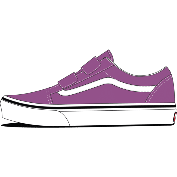 Vans Vans Old Skool V Color Theory Willowherb 197643245438 Vans SS25 Kleding & Accessoires Schoenen  Wijs west