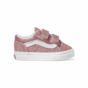Vans Old Skool V Glitter Rose Gold