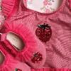 Konges Sløjd Konges Sløjd Amandine Frill Swim Shoes Rapture Rose 5715681037683 Konges SS25 Kleding & Accessoires Zwemkleding  Wijs west