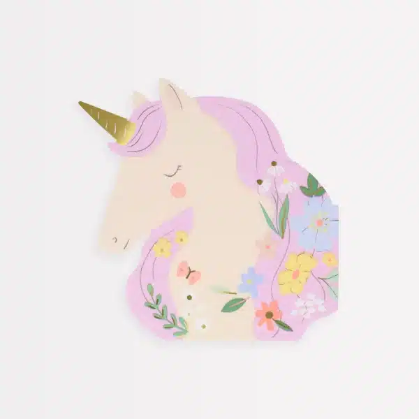 Meri Meri Meadow Eenhoorn Shaped Servetten
