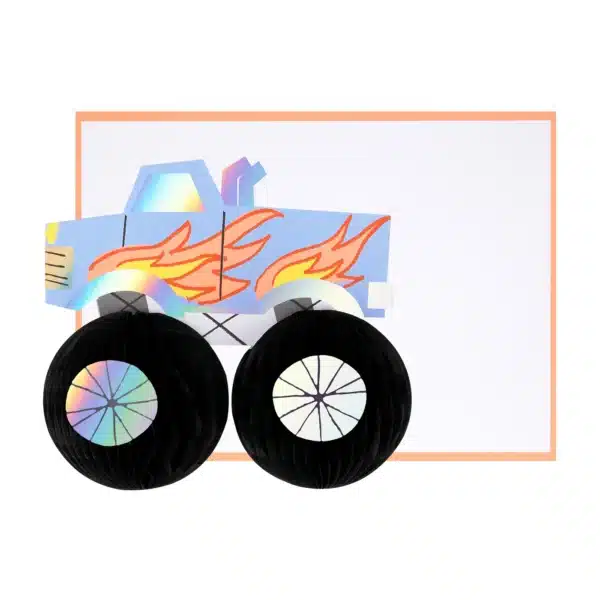 Meri Meri Monster Truck Birthday Kaart