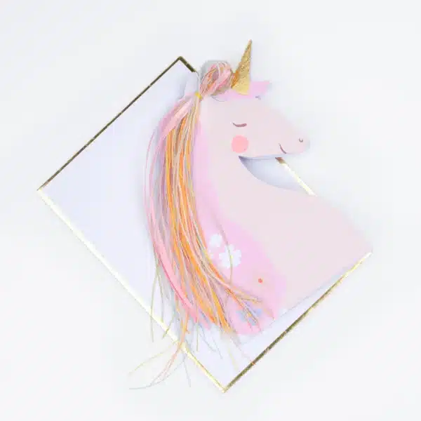 Meri Meri Unicorn Birthday Kaart