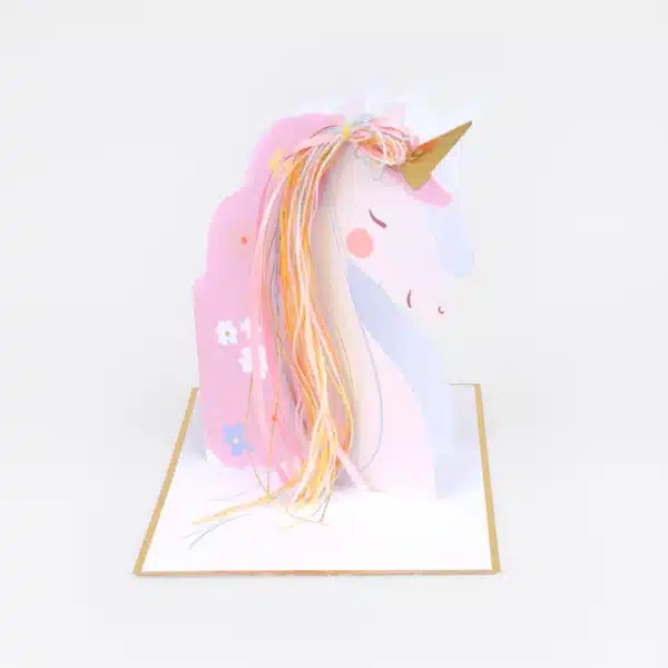 Meri Meri Unicorn Birthday Kaart