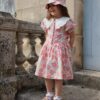 Konges Sløjd Konges Sløjd Coeur Scallop Sun Hat Gots Fleur Anglaise 5715681039038 Konges SS25 Kleding & Accessoires Accessoires Hoedjes & Petjes Wijs west