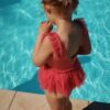 Konges Sløjd Konges Sløjd Amandine Swimsuit Rapture Rose 5715681035733 Konges SS25 Kleding & Accessoires Zwemkleding  Wijs west