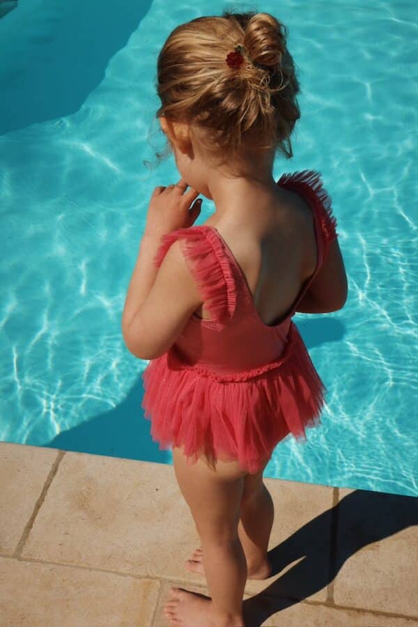 Konges Sløjd Konges Sløjd Amandine Swimsuit Rapture Rose 5715681035733 Konges SS25 Kleding & Accessoires Zwemkleding  Wijs west