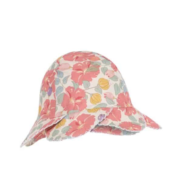 Konges Sløjd Konges Sløjd Coeur Scallop Sun Hat Gots Fleur Anglaise 5715681039038 Konges SS25 Kleding & Accessoires Accessoires Hoedjes & Petjes Wijs west