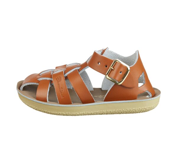 Salt-Water Sandals Salt-Water Sandals Shark Child Tan 0000523440529 Saltw SS25 Kleding & Accessoires Schoenen Sandalen Wijs west
