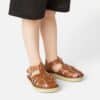 Salt-Water Sandals Salt-Water Sandals Shark Child Tan 0000523440529 Saltw SS25 Kleding & Accessoires Schoenen Sandalen Wijs west