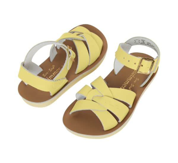 Salt-Water Sandals Salt-Water Sandals Swimmer Child Butter Yellow 0000523306122 Saltw SS25 Kleding & Accessoires Schoenen Sandalen Wijs west