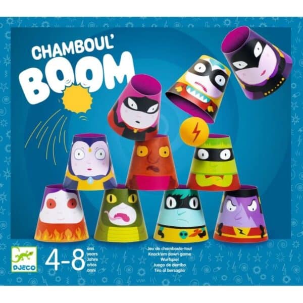 Djeco Djeco Kegelspel Chamboul Boom  Djeco Ap25 Speelgoed & Spellen Buitenspelen  Wijs west