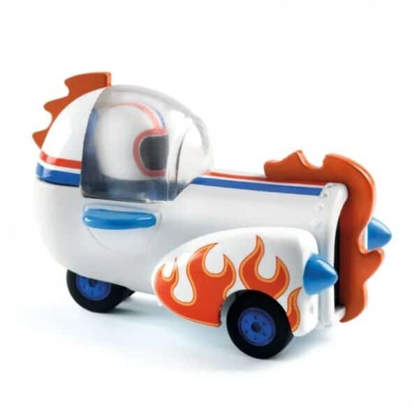 Djeco Djeco Crazy Motors Auto Astro Rocket 3070900054721 Djeco Ap25 Speelgoed & Spellen Voertuigen  Wijs west