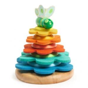 Djeco Djeco Stapelspel Butterflower 3070900064041 Djeco Ap25 Speelgoed & Spellen Babyspeelgoed  Wijs west