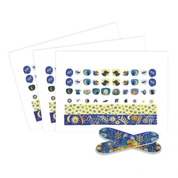 Djeco Djeco Nagelstickers Maanreflecties  Djeco Ap25 Speelgoed & Spellen Verkleden  Wijs west