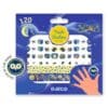 Djeco Djeco Nagelstickers Maanreflecties  Djeco Ap25 Speelgoed & Spellen Verkleden  Wijs west